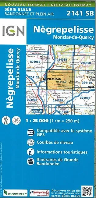 2141 SB NEGREPELISSE 1 25 000