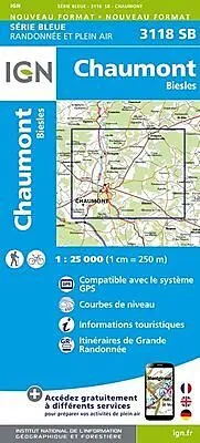 3118 SB CHAUMONT BIESLES 1 25 000