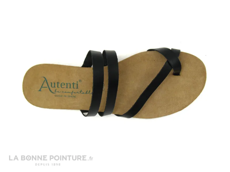 Achat chaussures Autenti by Penta Femme Entre-doigts, vente Autenti Entre-doigts Noir 686866