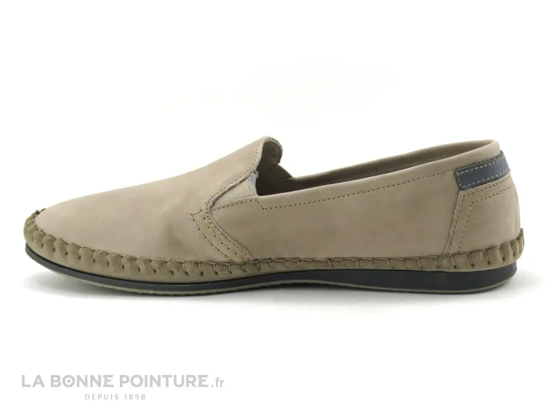 Achat chaussures Fluchos Homme Mocassin, vente Fluchos BAHAMAS 8264 - Beige taupe - Mocassin souple Homme