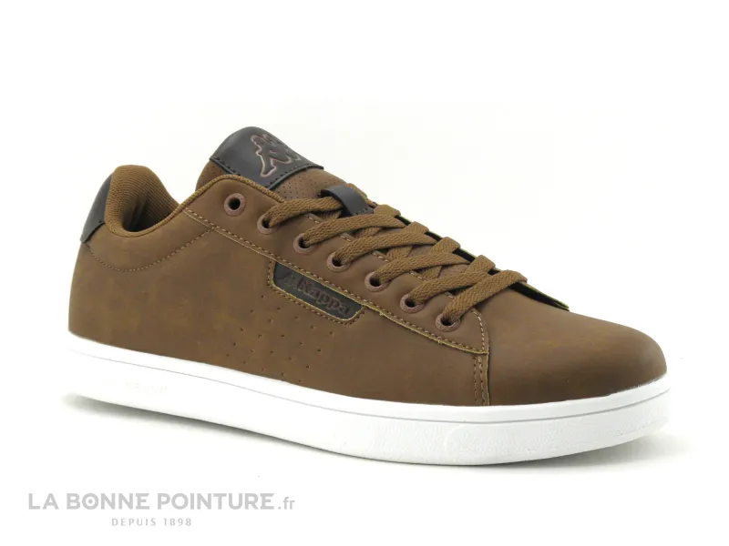 Achat chaussures Kappa Homme Basket, vente Kappa tchouri dark brown sneakers marron lacets