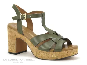 Achat chaussures Marco Tozzi Femme Sandale et Nu-pieds, vente Marco Tozzi 2-28394-42-722 olive - Nu-pieds plateforme kaki - Talo