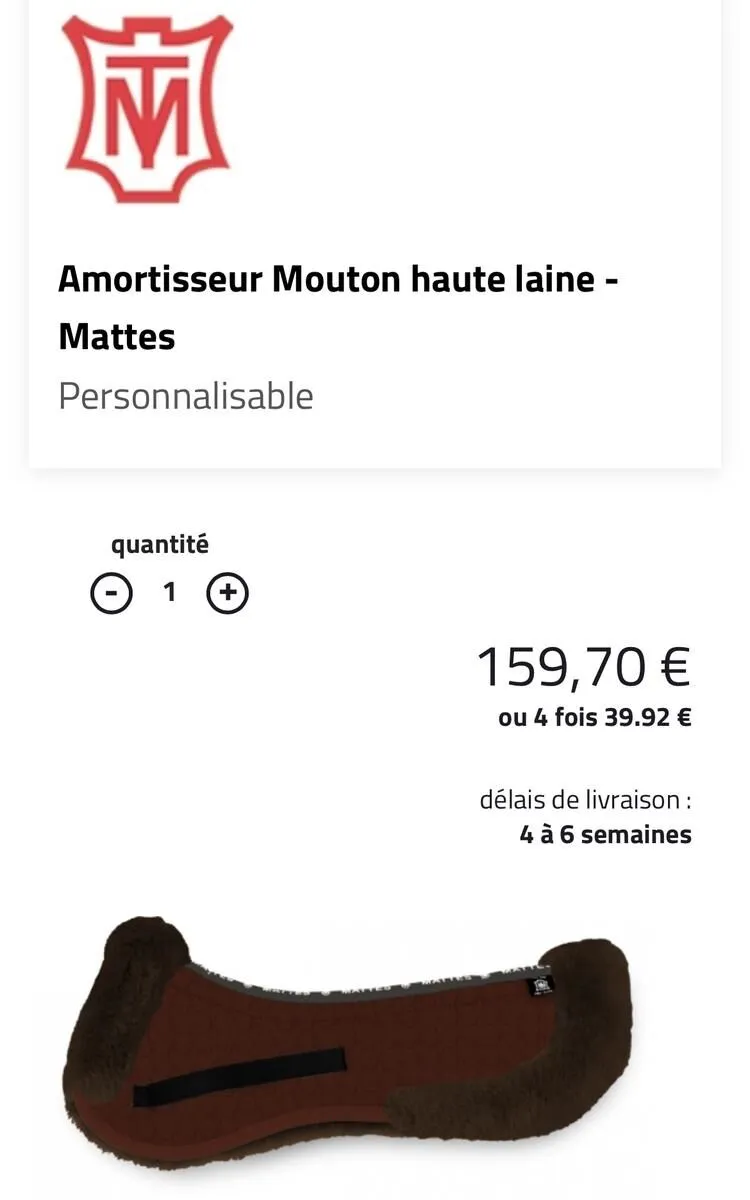 Amortisseur mattes