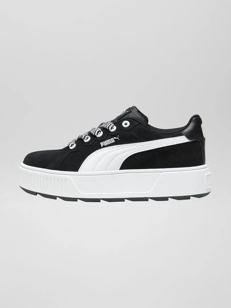 Baskets 'Puma' 'Karmen' semelles épaisses - Noir