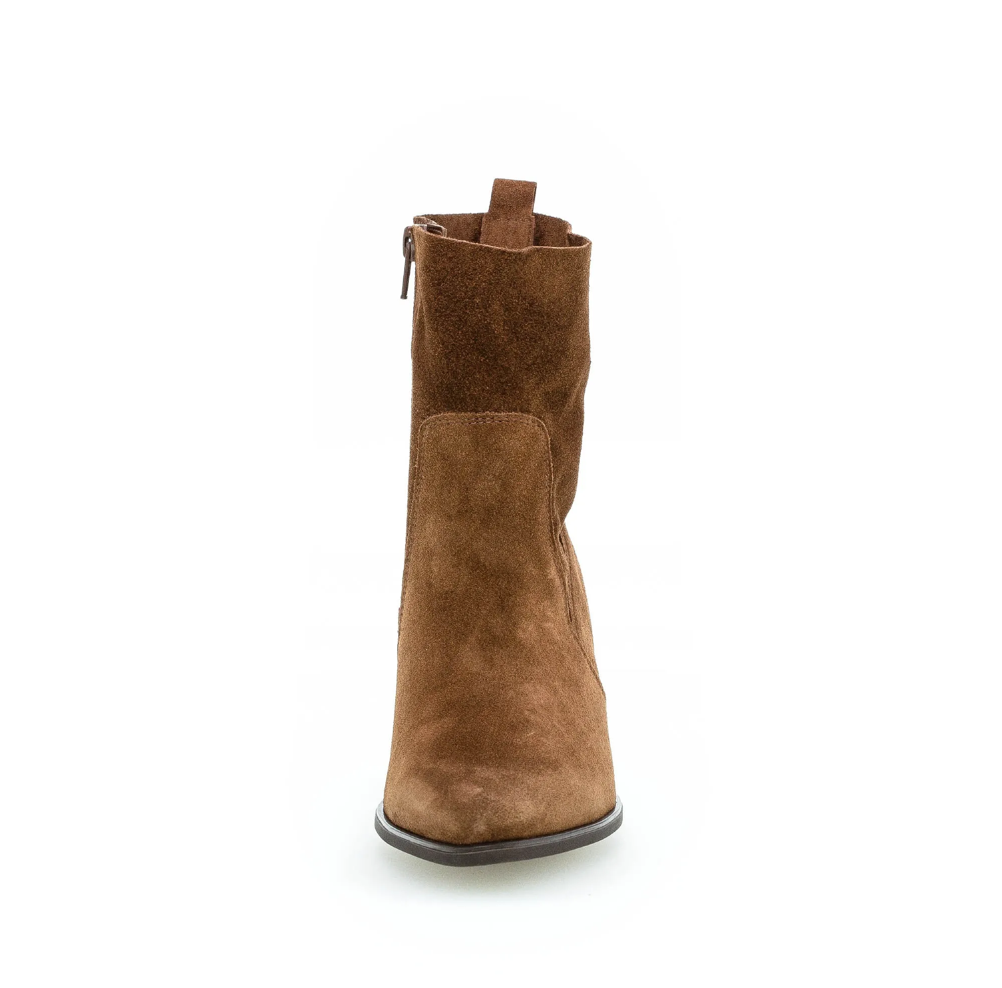 Bottines marron en velours
