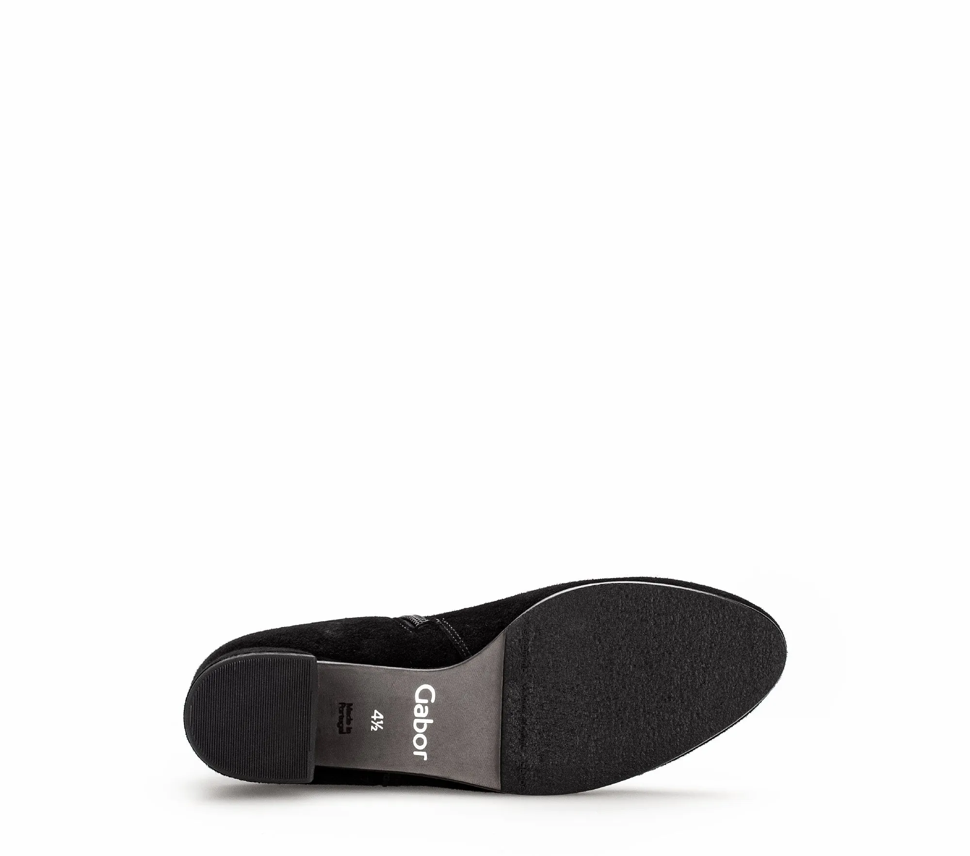 Bottines noires en velours