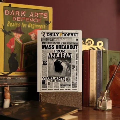Carte de voeux lenticulaire - Évasion Massive d'Azkaban