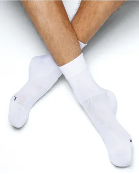 Chaussettes Courtes Cyclisme Homme Blanc - Bleuforêt