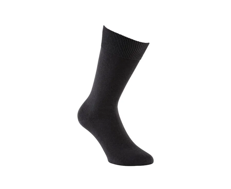 Chaussettes homme épaisses coton Gris Anthracite