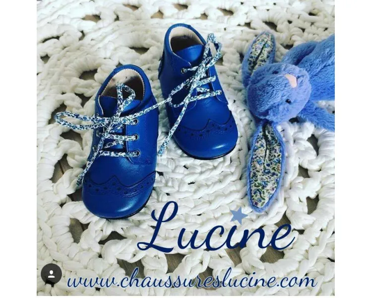 Chaussures Bottillons Adonis Bout golf - cuir BLEU ROYAL