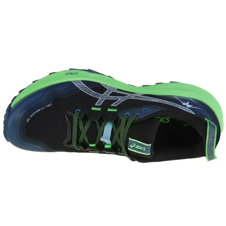 Chaussures de course Asics Gel-Trabuco 12 M 1011B799-001 le noir