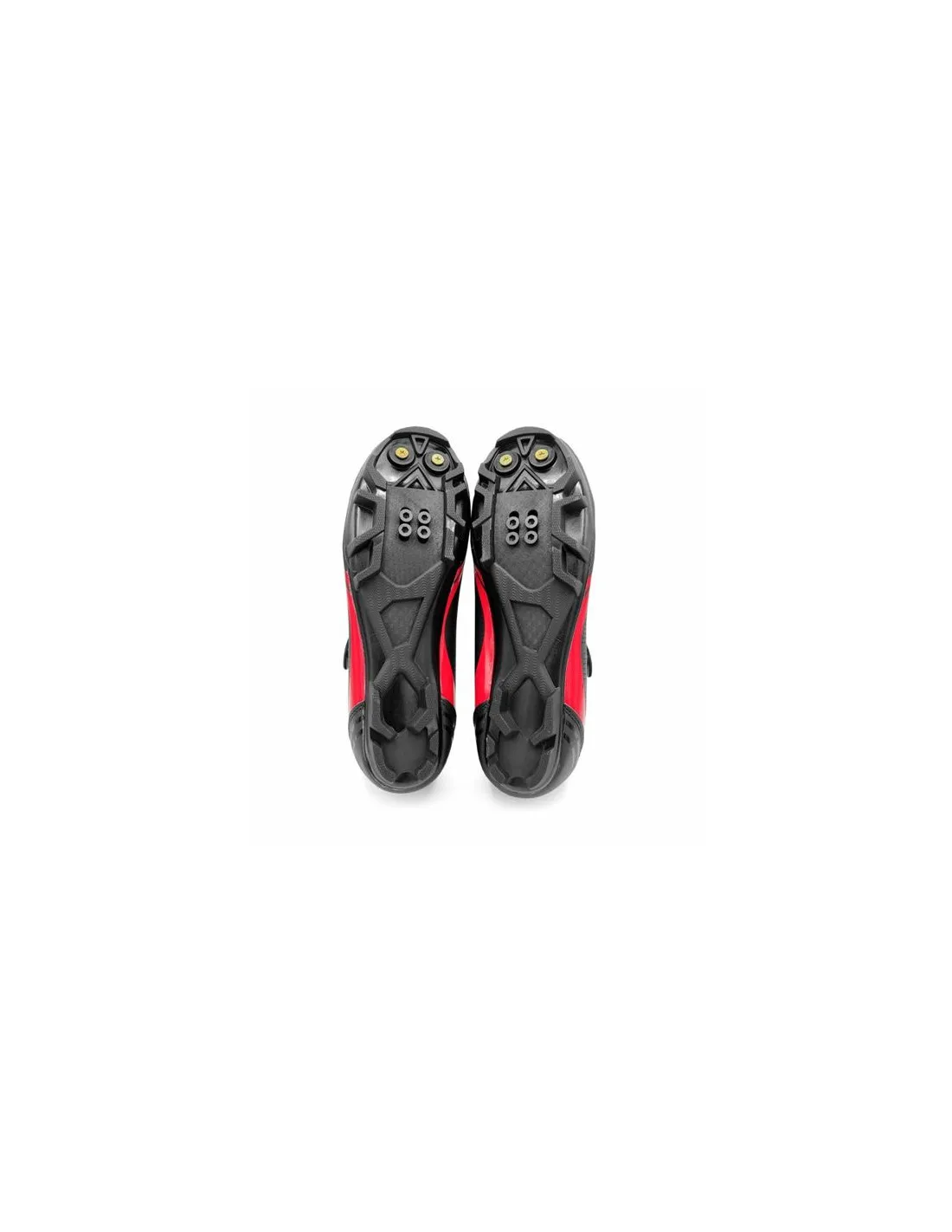 Chaussures de cyclisme Osbru Mtb Ardo Noir/Rouge