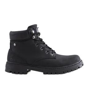 Chaussures de randonnée homme Big Star KK174209 noires le noir