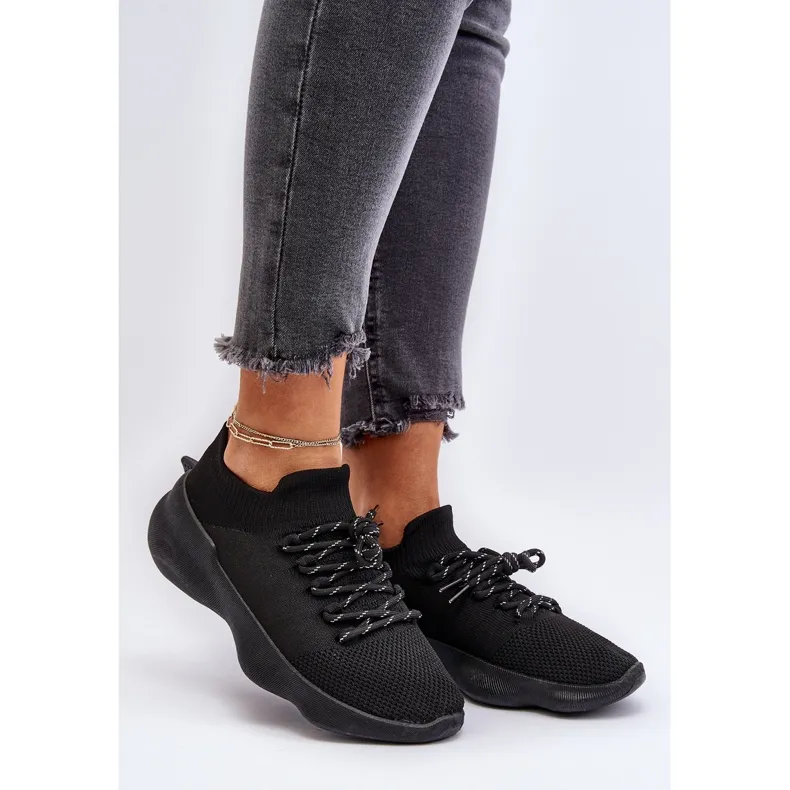 Chaussures de sport à enfiler Juhitha noires pour femmes le noir