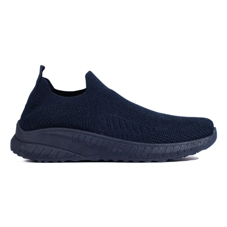 Chaussures de sport à enfiler pour femmes, bleu marine