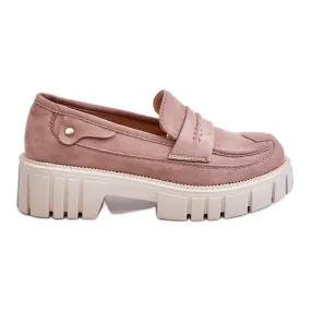 Chaussures à enfiler en daim pour femmes Marron clair Fiorell beige