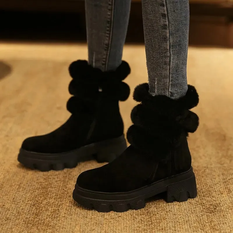 Cheri - Bottes stylées à semelles épaisses