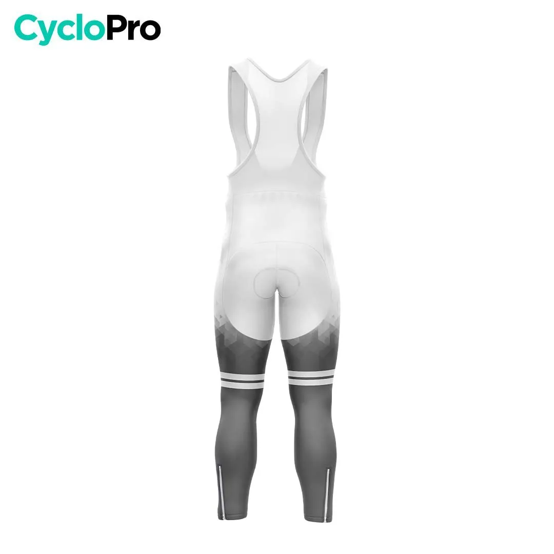 COLLANT CYCLISTE HIVER HOMME NOIR - CRISTAL+