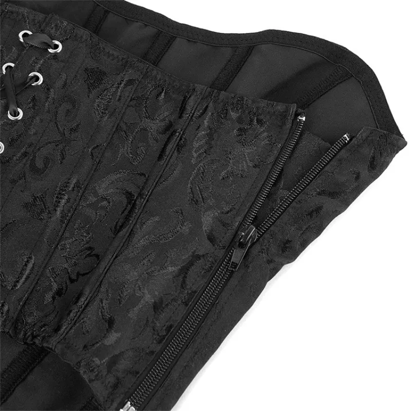 Corset femme noir à lacet