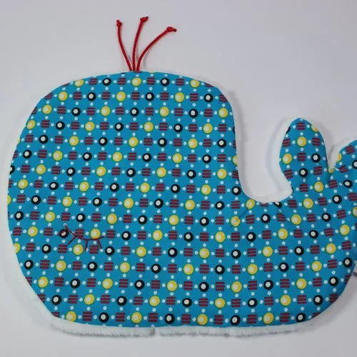 Doudou plat baleine