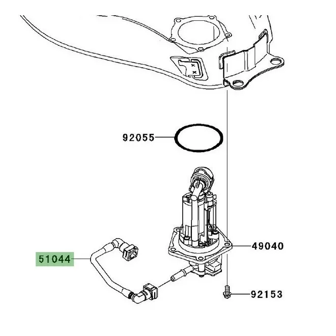 Durite d'essence Kawasaki Ninja 250R (2008-2012) | Moto Shop 35
