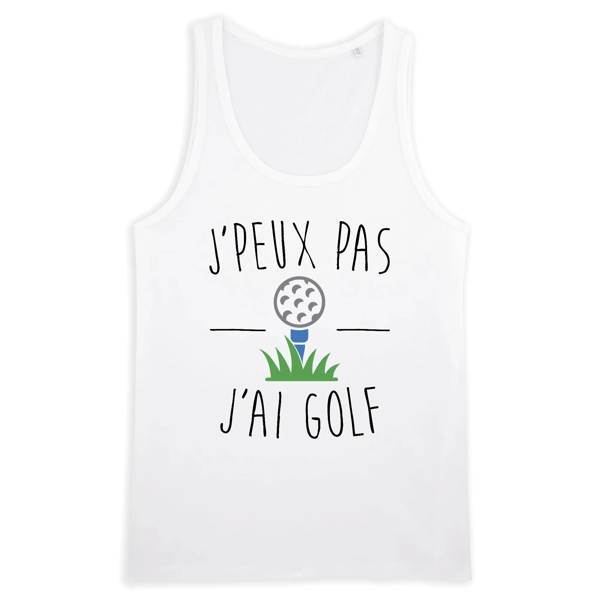 Débardeur Homme J'peux pas j'ai golf