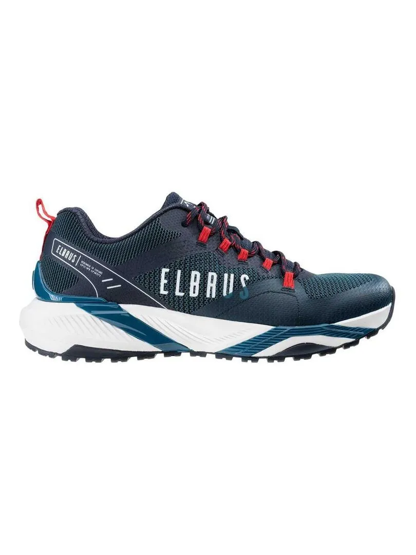 Elbrus - Chaussures de randonnée ELMAR - Bleu Rouge