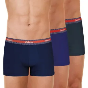 EMINENCE 3 Boxers Homme Coton Bio SELECTION Marine Indigo Poivre