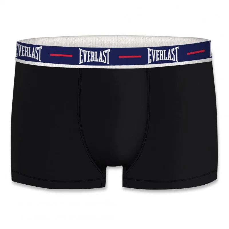 EVERLAST Lot de 2 Boxers Homme Coton AS1 Noir et blanc