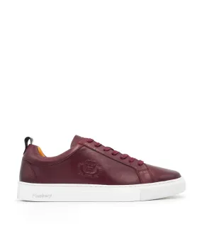 FINSBURY  Sneakers cuir jack - Rouge