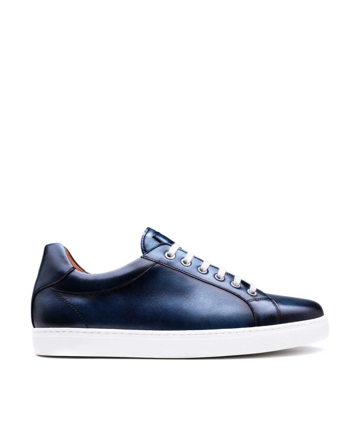 FINSBURY  Sneakers cuir julian - Bleu