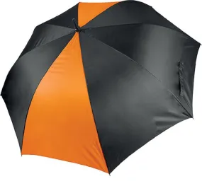 Grand parapluie de golf - KI2008 - noir et orange 