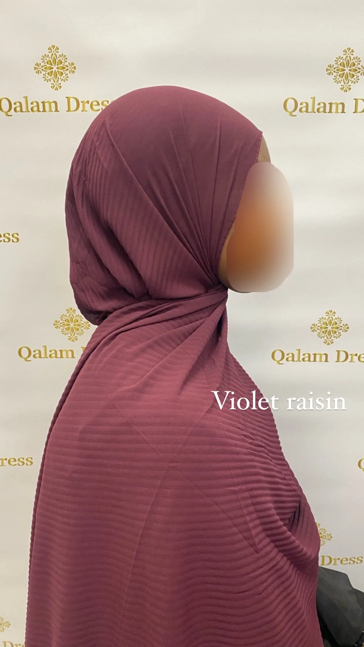 Hijab Gaufre sofia mousseline