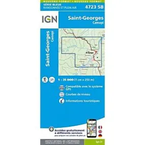 IGN 4723 SB SAINT GEORGES CAMOPI 1 25 000