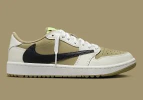 Jordan 1 Retro Low Golf Travis Scott Neutral Olive