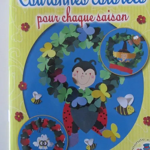 Livre "couronnes colorées pour chaque saison" - patrons inclus