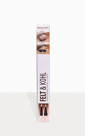 Makeup Revolution Eyeliner feutre & khol White