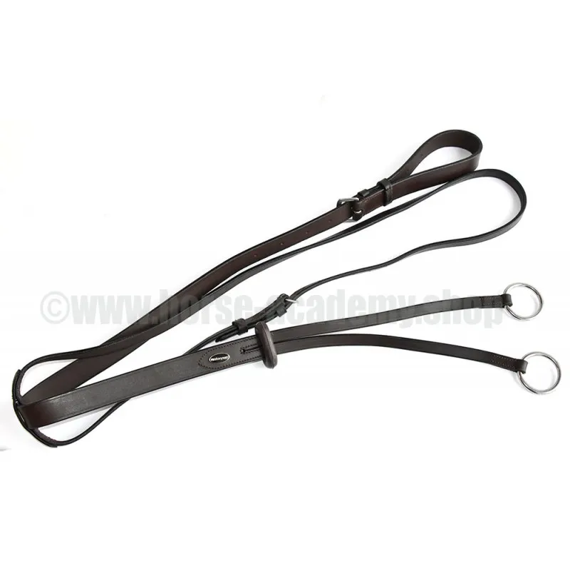Martingale à anneaux en cuir supérieur très résistant