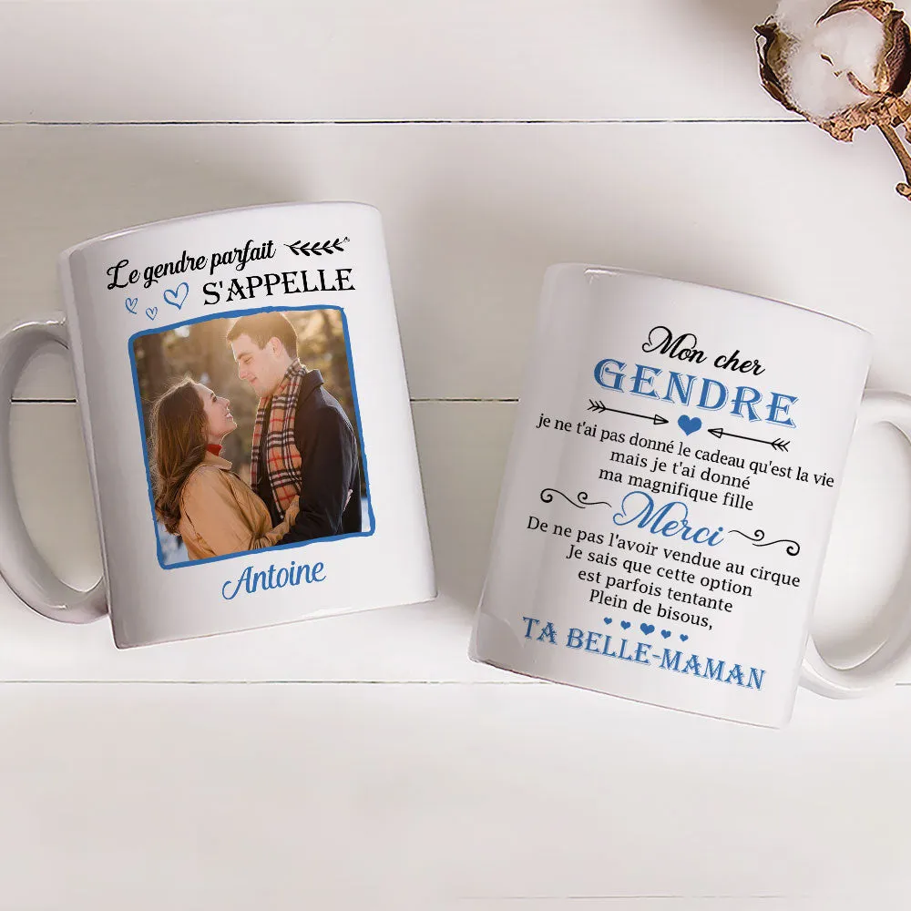 Mug Personnalisé - Pour Mon Gendre - Version Photo