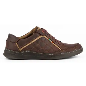 Olivier Chaussures décontractées en cuir pour hommes 297GT marron brun