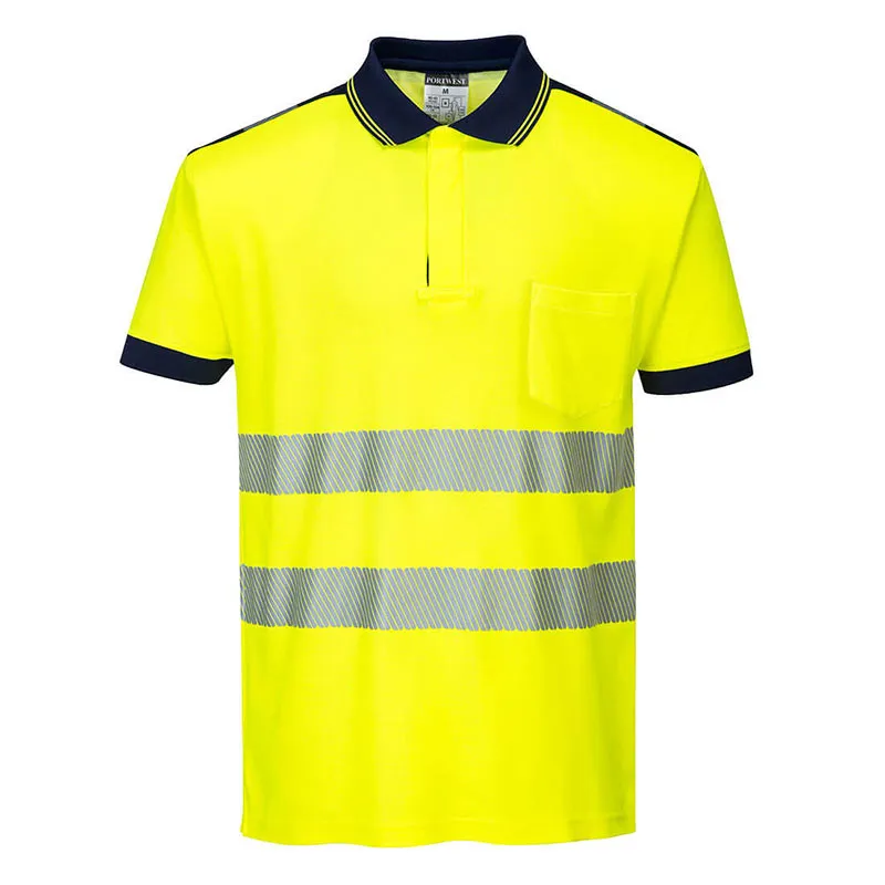 Polo de travail haute visibilité anti-UV PW3 - VPA Industrie