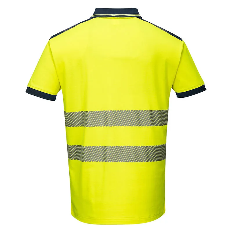 Polo de travail haute visibilité anti-UV PW3 - VPA Industrie