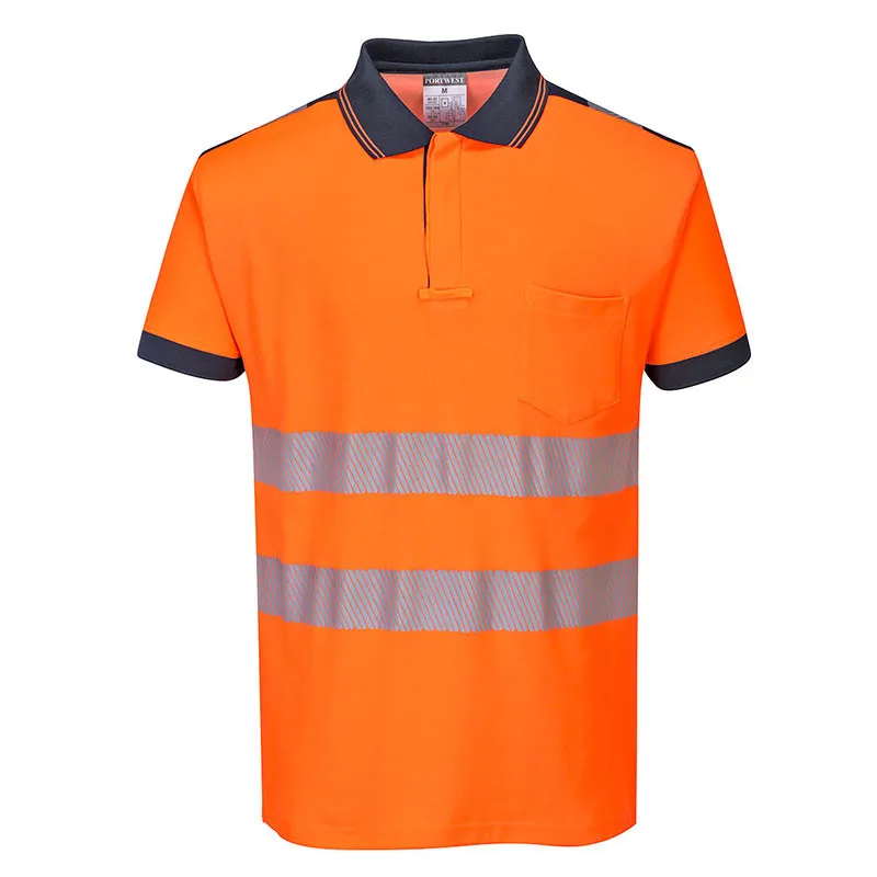 Polo de travail haute visibilité anti-UV PW3 - VPA Industrie