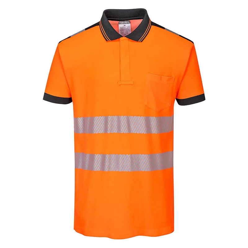 Polo de travail haute visibilité anti-UV PW3 - VPA Industrie