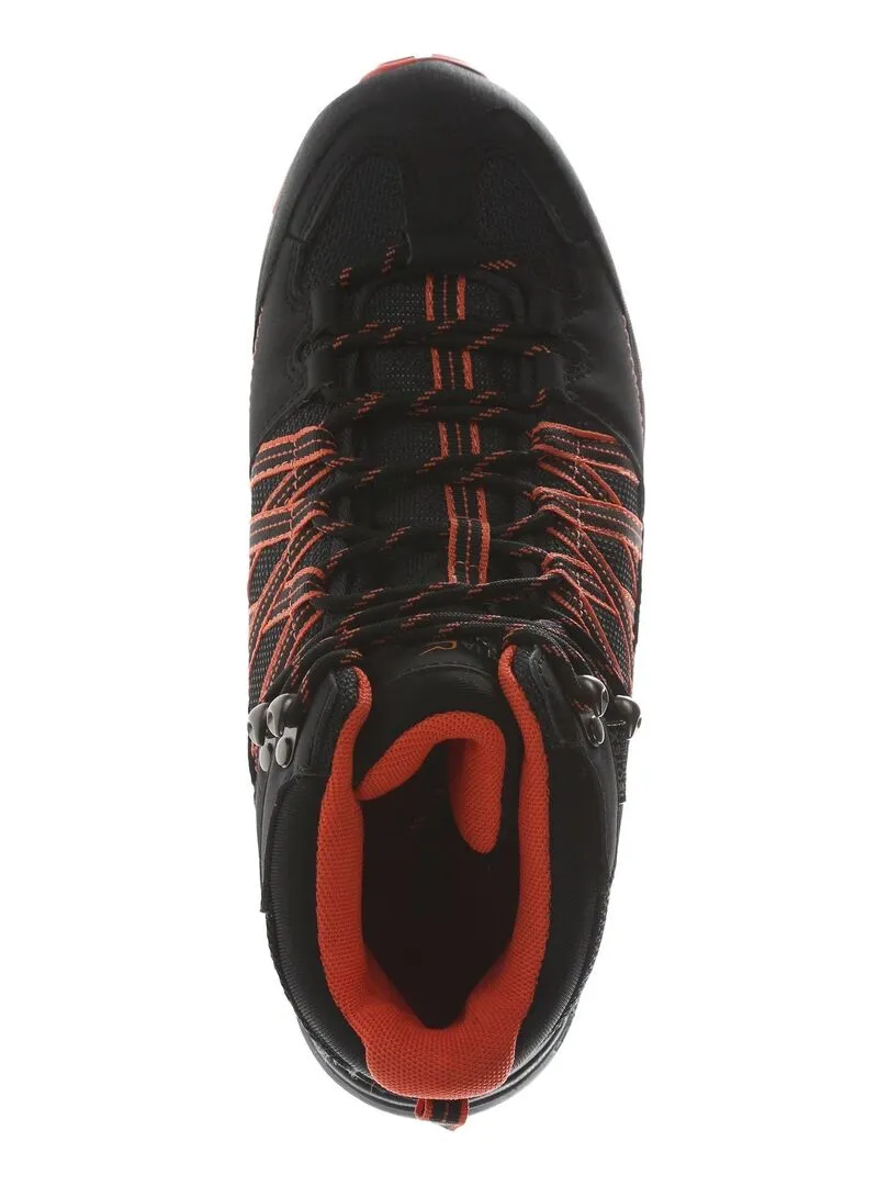 Regatta - Chaussures montantes de randonnée SAMARIS - Noir Orange Noir