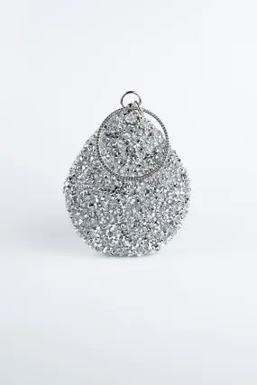 Sac de Soirée Luxe Argent SHS833