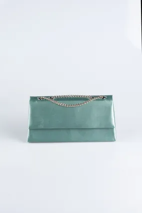 Sac de Soirée Luxe Satin Menthe SH818