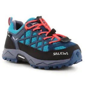 Salewa Wildfire Wp Jr 64009-8641 chaussures de randonnée le noir bleu