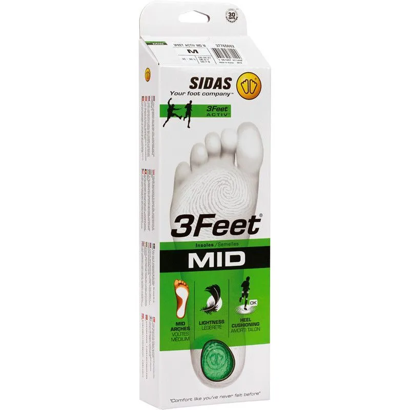 Sidas 3Feet Activ Mid - Semelles | Hardloop