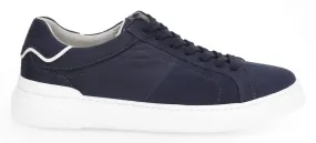 Sneakers bleues à lacets